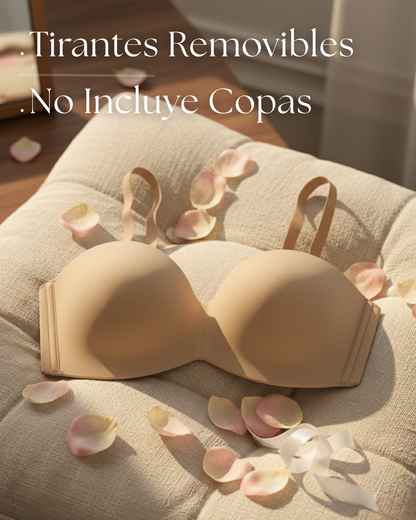 Brasier Look strapless - con tirantes removibles