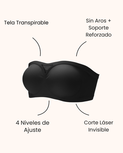 Brasier strapless Sensación, con copas removibles