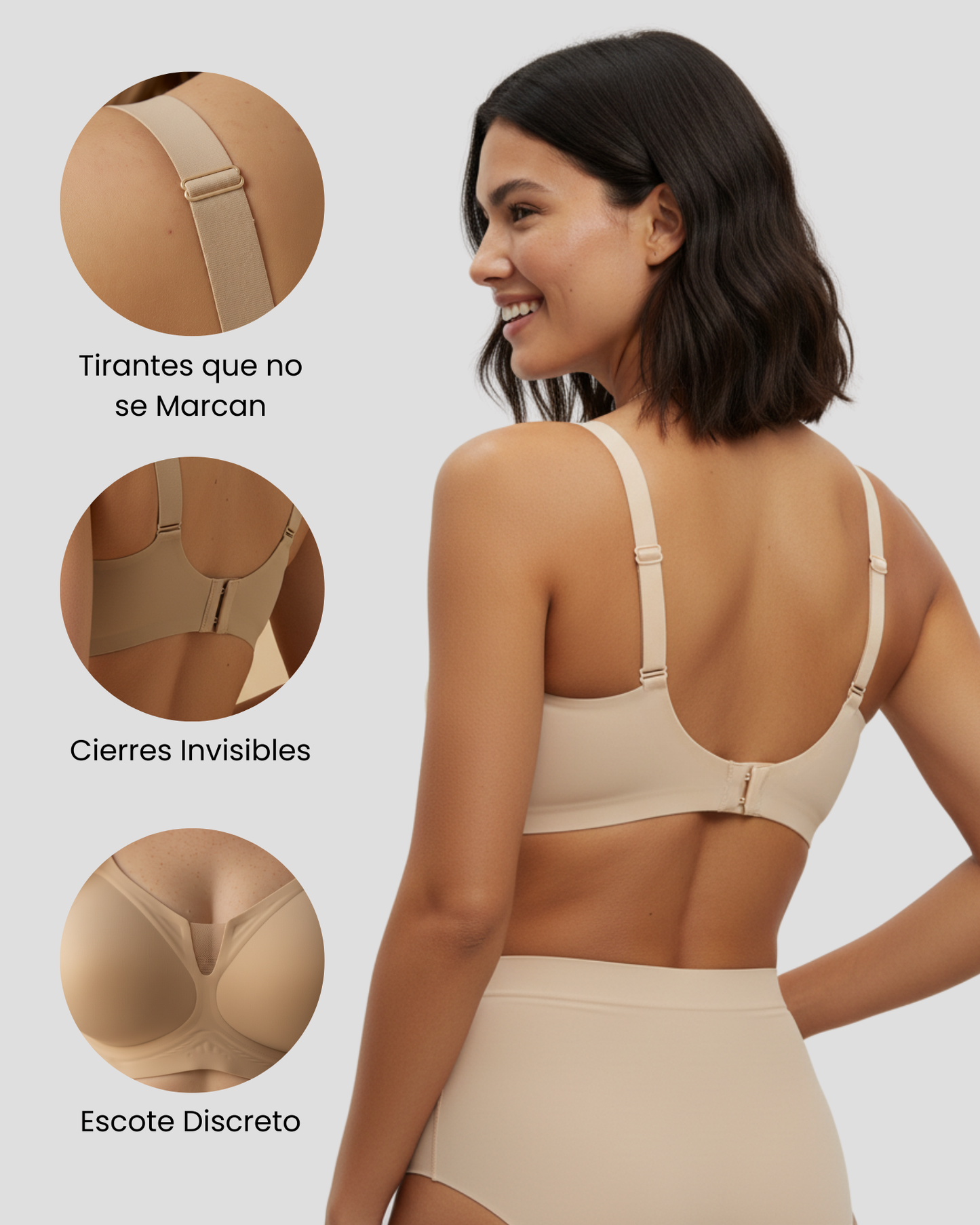 Brasier Glamour con tirantes finos - Tirantes Finos y Aterciopelados