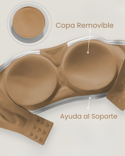 Brasier strapless Sensación, con copas removibles