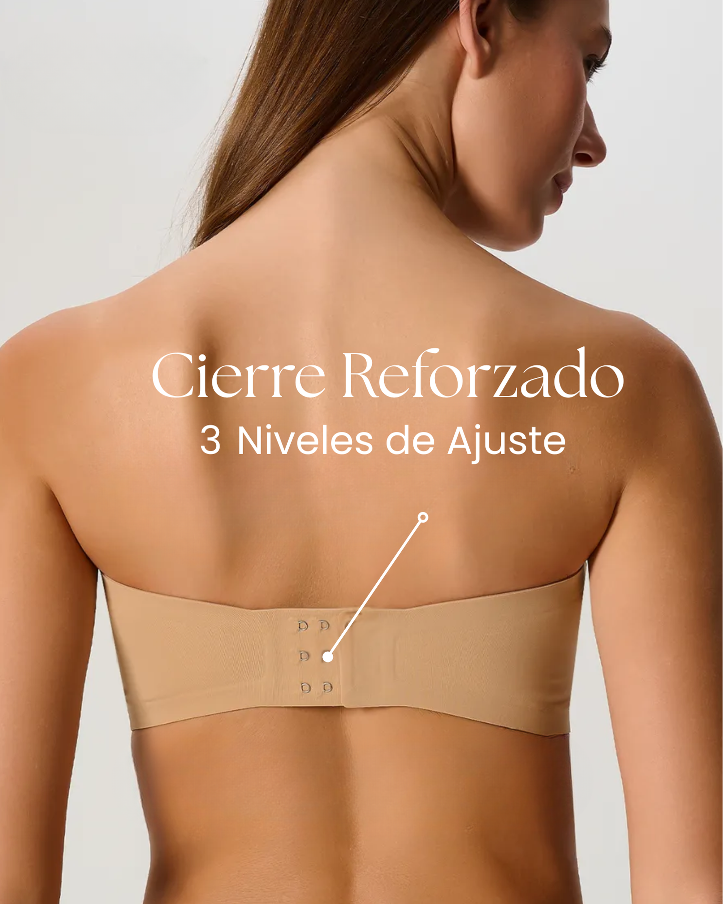 Brasier strapless Sensación, con copas removibles