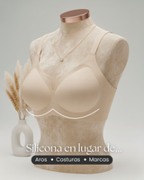 Brasier glamour con tirantes finos - tirantes finos y aterciopelados