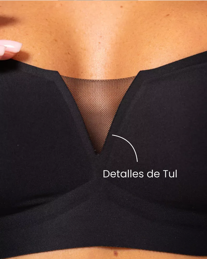 Brasier Glamour con tirantes finos - Tirantes Finos y Aterciopelados