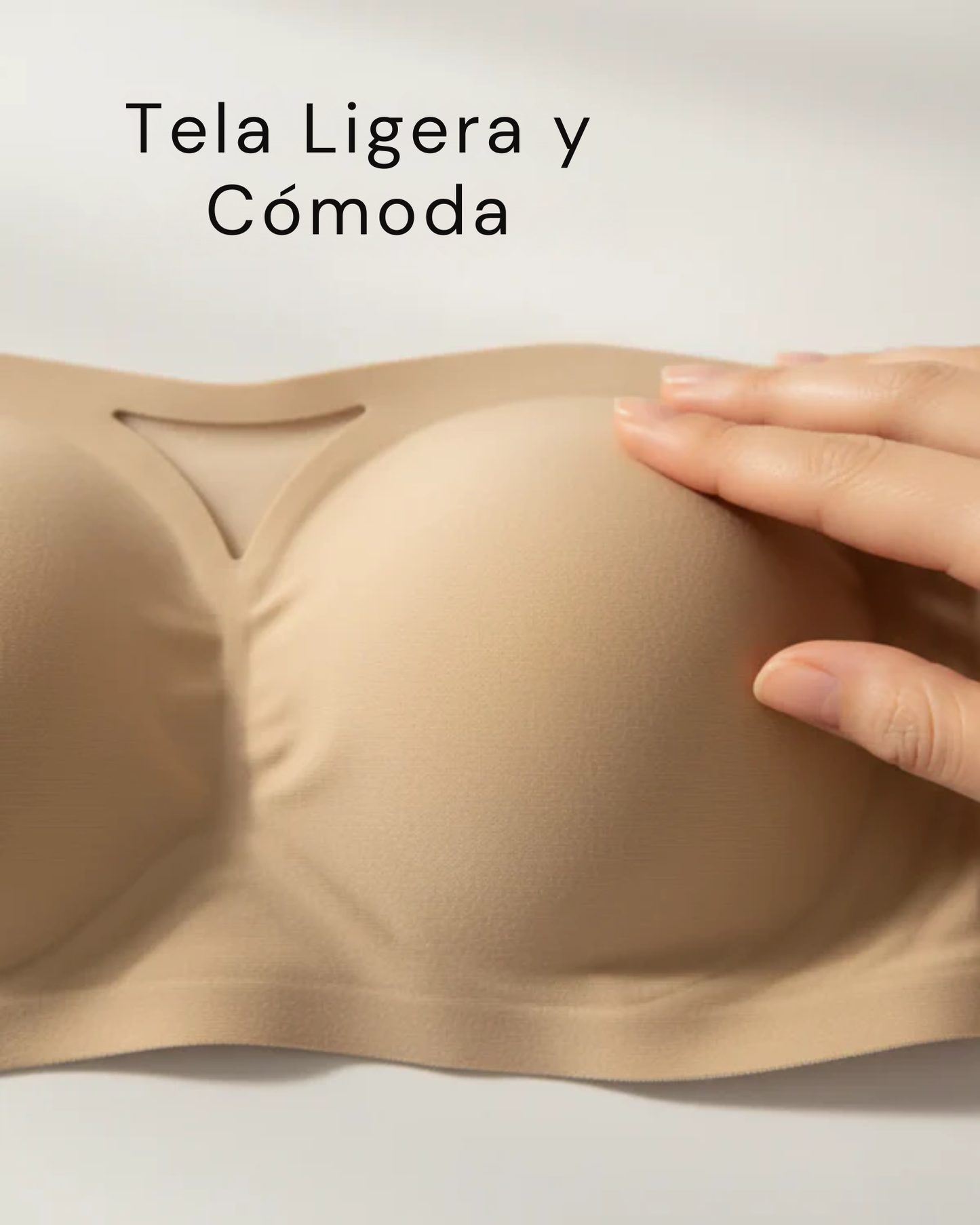 Brasier strapless Sensación, con copas removibles