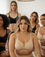 Brasier glamour con tirantes finos - tirantes finos y aterciopelados