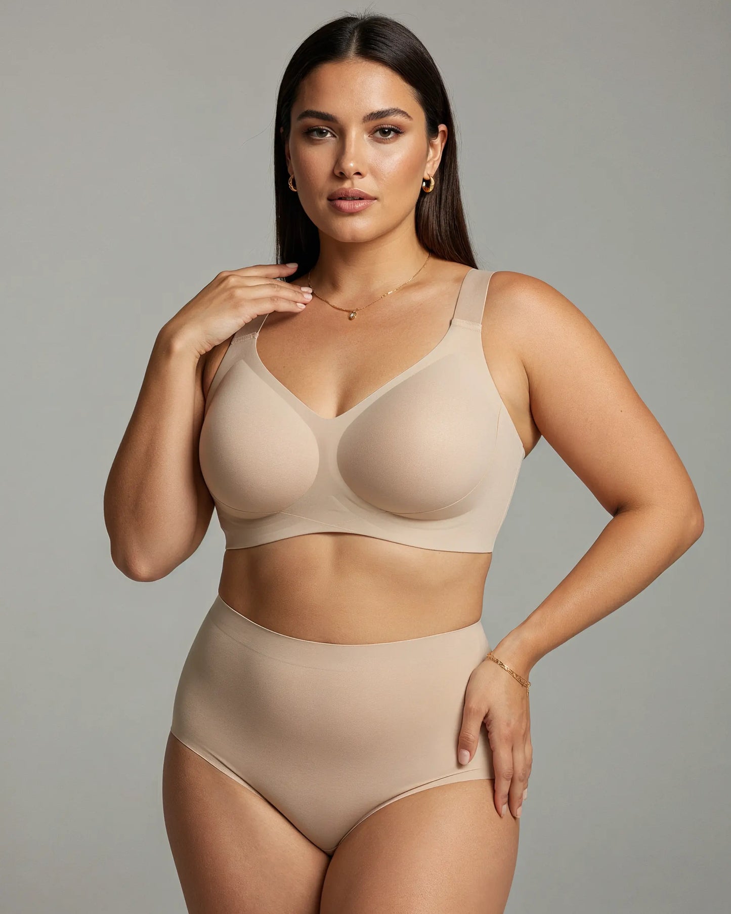 Brasier Curves plus size Cygnuss sin varillas