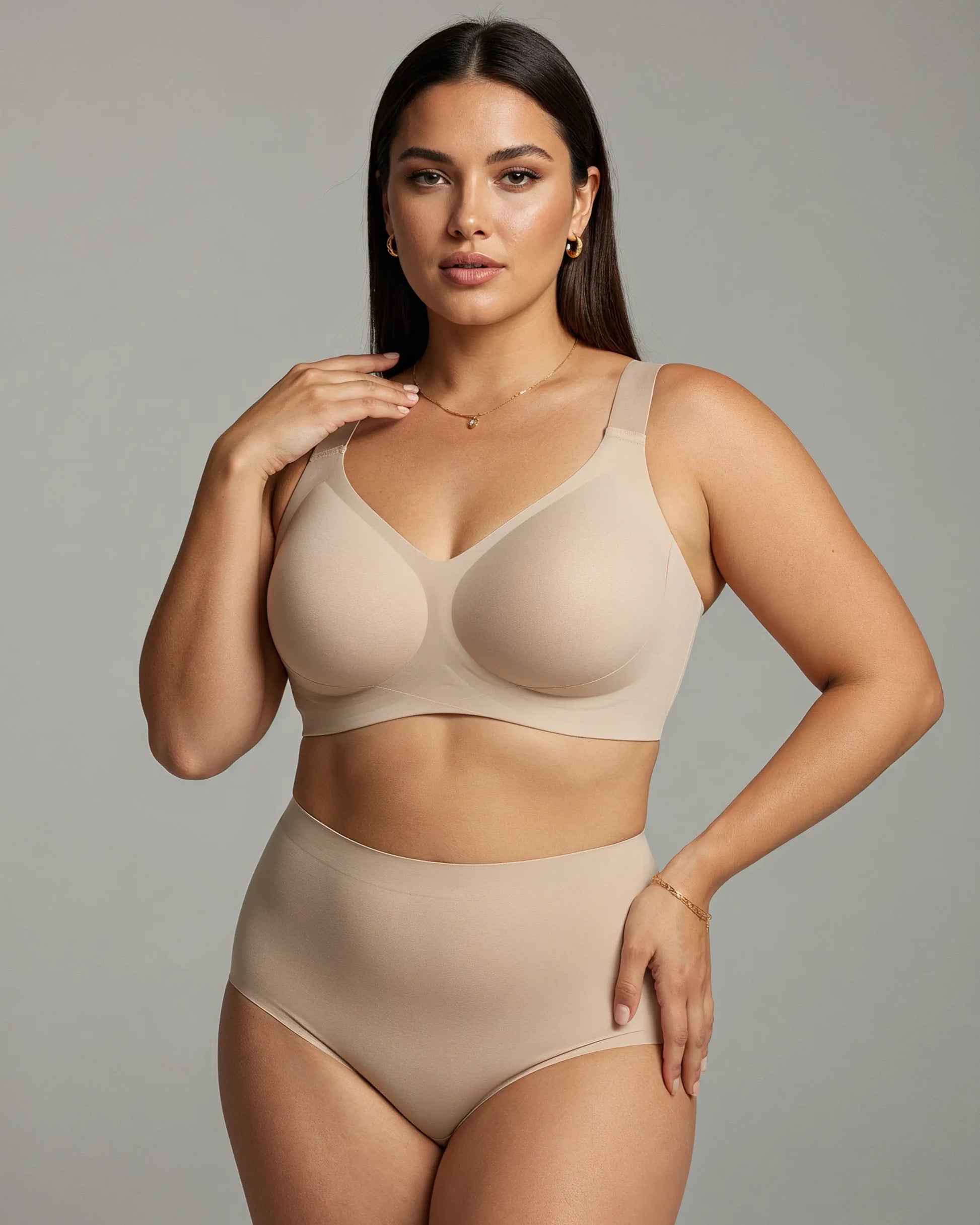 Brasier Curves plus size Cygnuss sin varillas