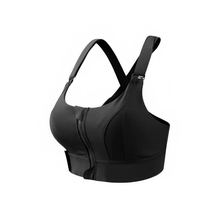 Desenvolvido con um tejidos leve, macio y transpirable, que se adapta perfeitamente ao seu corpo sin marcar na roupa. A inovação do zíper frontal proporciona praticidade ao vestir y ajustar, permitindo um ajuste perfecto. con tirantes largas y aveludadas que oferecem sustentação sin comprometer o comodidad dos hombros. O design em decote "U" realza seu busto, enquanto os ajustes em velcro nas tirantes y abaixo dos seios garantem um ajuste personalizado.