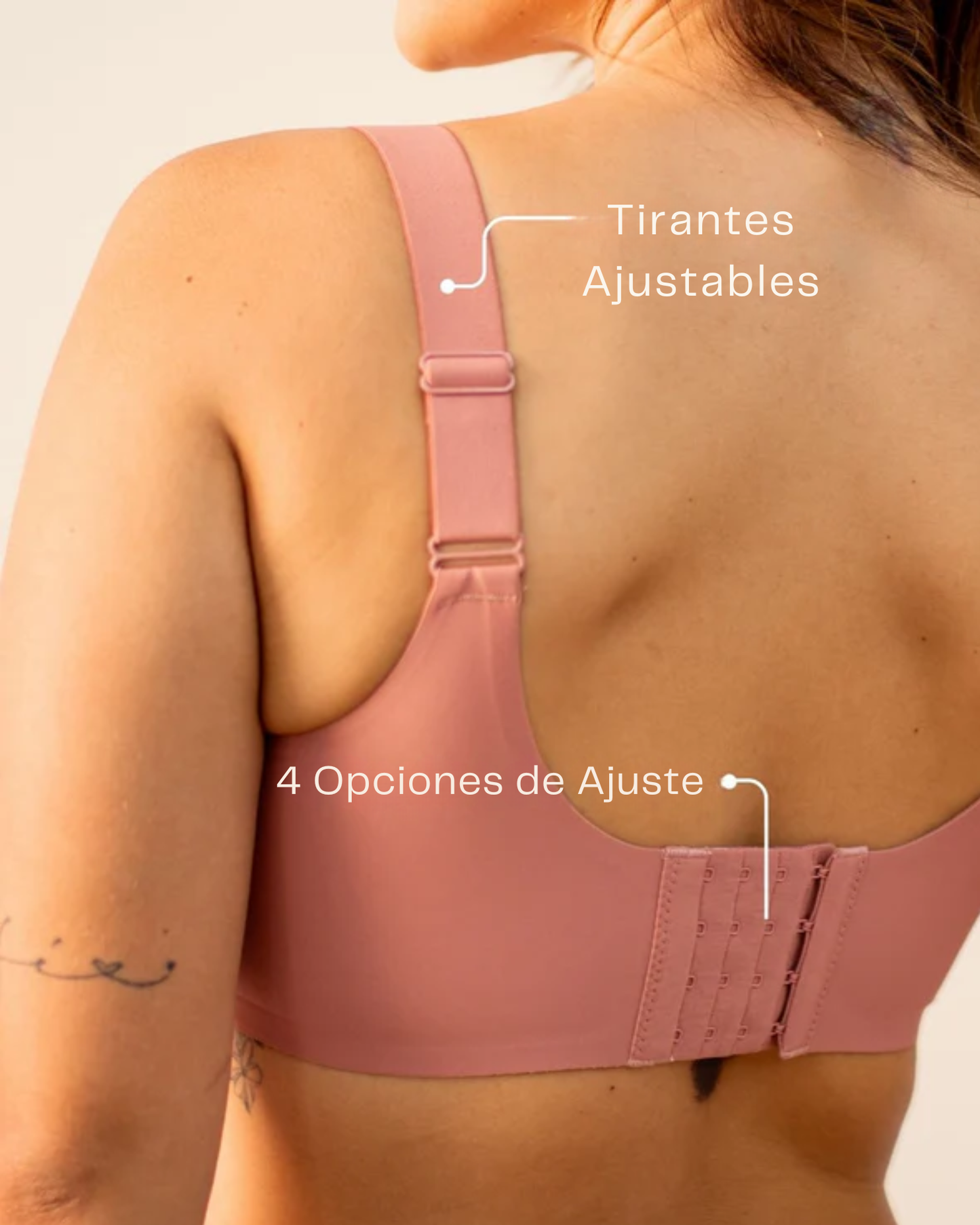 Brasier premium reforzado de Alto soporte y comodidad