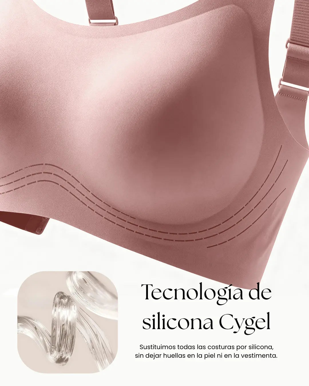 Brasier premium de cobertura total (tallas grandes) - soporte sin varillas