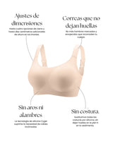 Brasier premium de cobertura total (tallas grandes) - soporte sin varillas