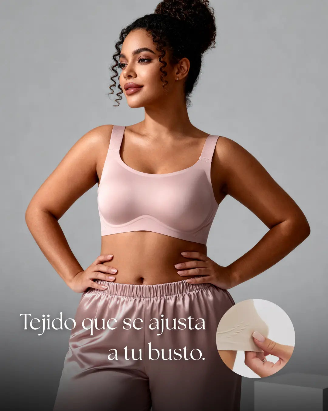 Brasier premium de cobertura total (tallas grandes) - soporte sin varillas