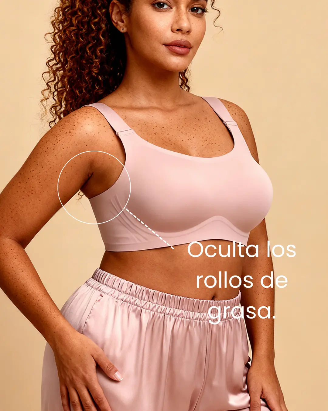 Brasier premium de cobertura total (tallas grandes) - soporte sin varillas