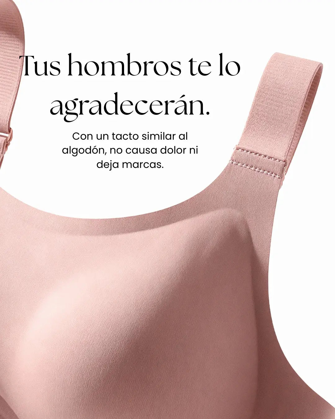 Brasier premium de cobertura total (tallas grandes) - soporte sin varillas