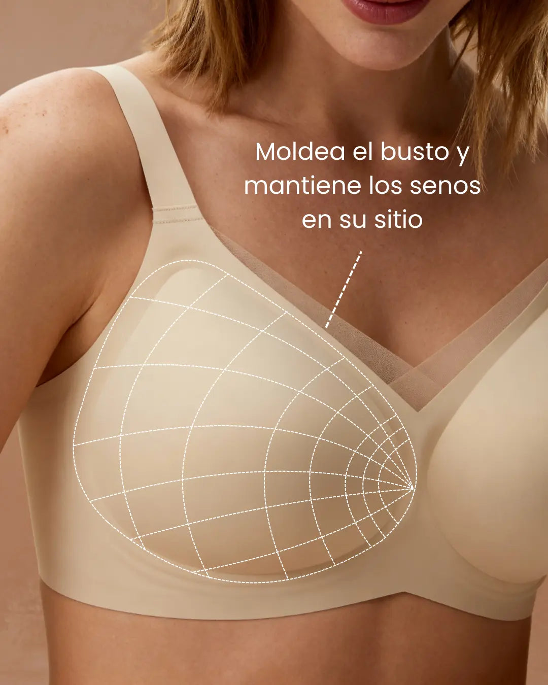 Brasier Elegance tallas grandes - sofisticación sin varillas