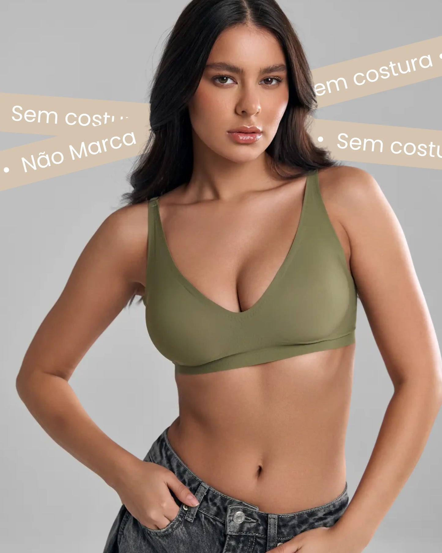 Brasier FIT - tirantes finos y copas removibles