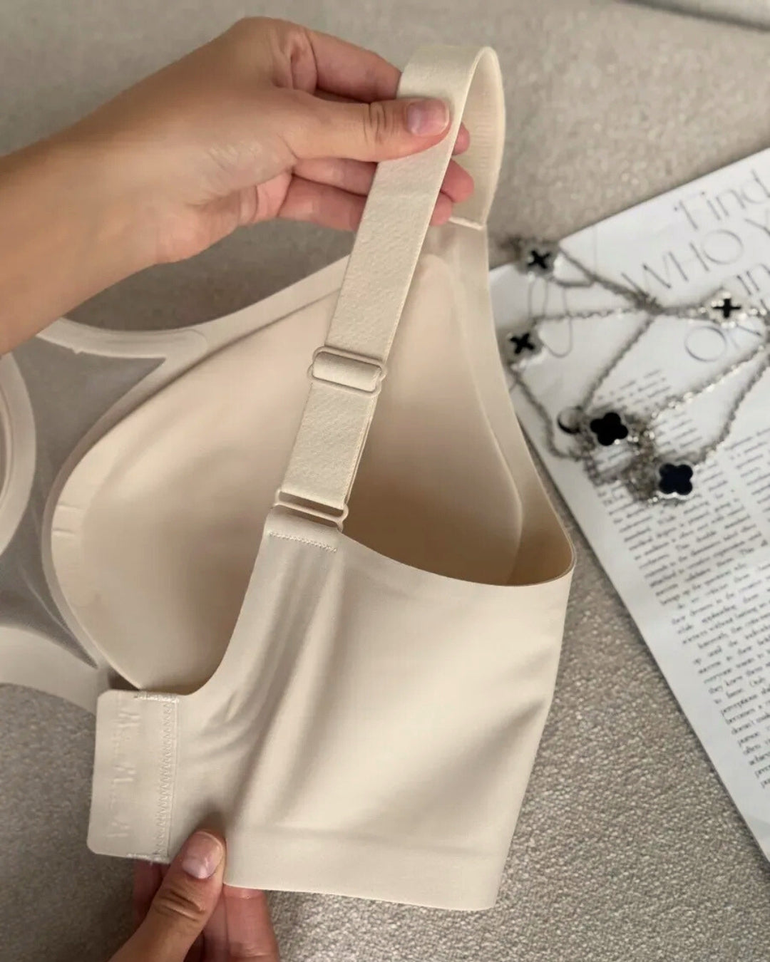 Brasier Charmy sin varillas - Blanco