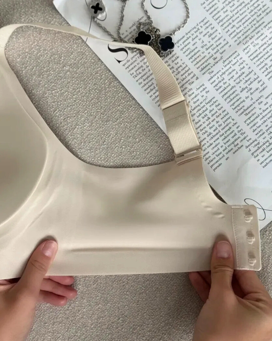 Brasier Charmy sin varillas - Blanco