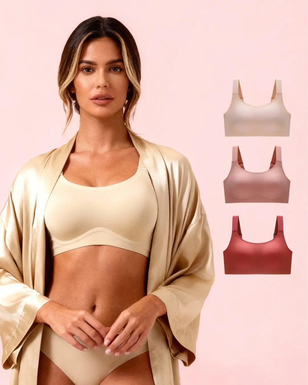 Brasier premium Cygnuss de cobertura total sin varillas - Rojo