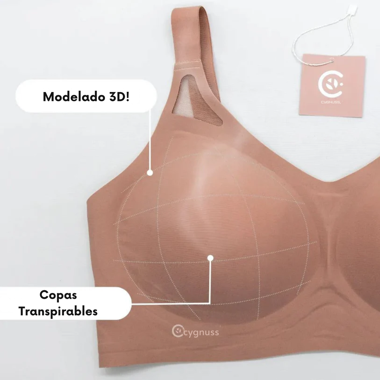 Brasier top Academy - sin aro y sin broches